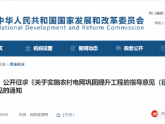 兩部委：推進農(nóng)村電網(wǎng)建設(shè)改造，確保分布式“應(yīng)并盡并”