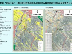 山西夏縣“馭風(fēng)行動(dòng)”一期20MW分散式風(fēng)電試點(diǎn)項(xiàng)目35kV輸電線路工程建設(shè)項(xiàng)目用地選址批前公示