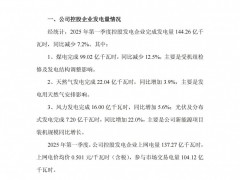 申能股份控股企業(yè)一季度完成風(fēng)力發(fā)電量16億千瓦時