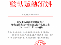 八大方面給予高額獎(jiǎng)補(bǔ)！陜西西安出臺(tái)支持光伏產(chǎn)業(yè)鏈能力提升實(shí)施方案